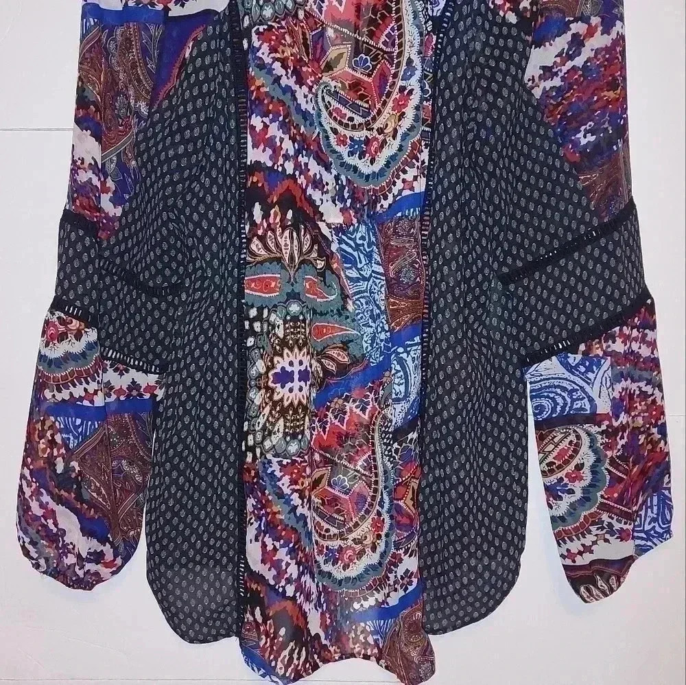Gibson Latimer blouse Size Medium multiple color - Picture 5 of 8